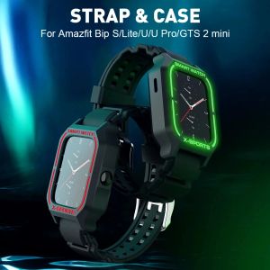 Case Sikai para Amazfit Bip S Bip U PC TPU Shell Multicolor Protect Cover for Xiaomi Huami Bip Lite Bip U Pro GTS2 Mini Padying