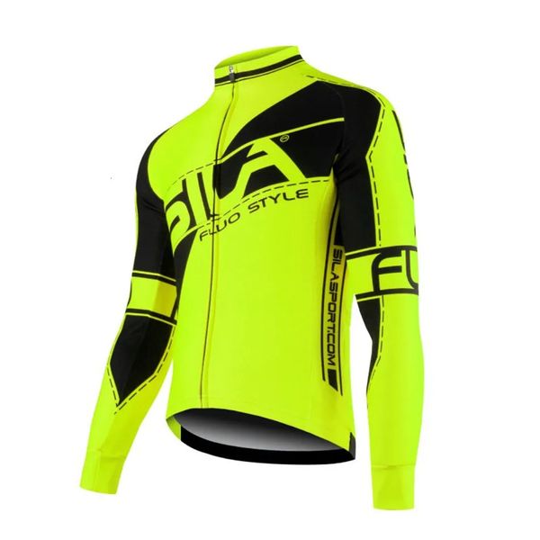 Sila USA Mens Bike Outdoor Sports Veste Cachemire Cachemire à manches longues Hiver Mountain de montagne Cycling 240403