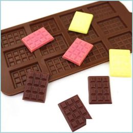 Sile 12 schimmel nieuwe gereedschappen zelfs chocolade fondant patisserie candy bar mod cake modus decoratie keuken bakken accesses drop levering dh8sy e e