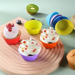 Sile Muffin Cupcake Mallen 7 cm Kleurrijke Cake Cup Mould Case Bakvormen Maker Bakvorm sport JL1718