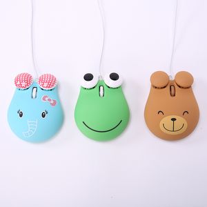 Stille schattige bekabelde muizen muis anime cartoon ontwerp computer MAUSE USB optische kleine hand mini muizen voor pc laptop tablet kind kind cadeau