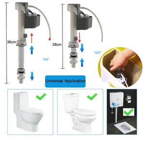 Accessoires de toilette silencieux soupape d'entrée d'eau rinçage