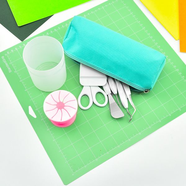 Silhouette cameo outils artisanat en vinyle de désherbant ensemble bricolage de papier cartonné de base outils de base