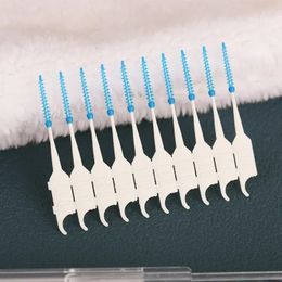 Silica gel interdental brush orthodontic interdental brush cleaning interdental massage nursing toothpick 20 boxes