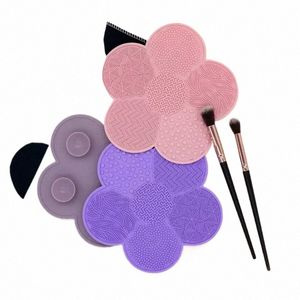 Silice Wing Plum Blossom W Pad Pinceaux de maquillage Wing Outils de beauté Scrub Board Outils de maquillage Sucti Cosmetic Foundation 687J #