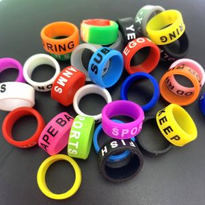 Silicon Band Ringen Siliconen Bescherming Schoonheid Ring Antislip Rubber Decoratie 13mm Voor Pods Kit Hengels EVOD EGO T Twist Series Batterij