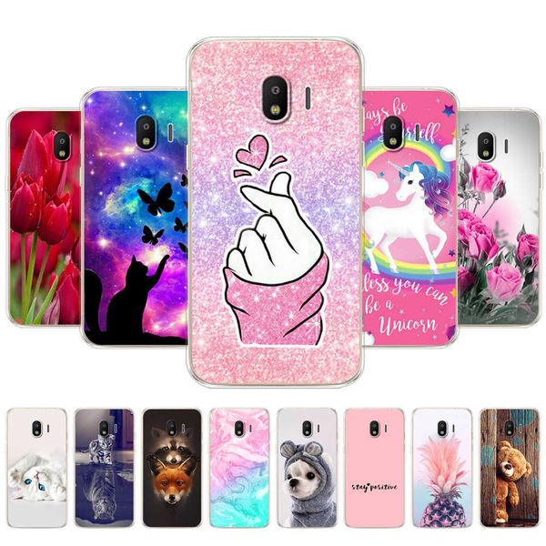 Para Samsung J2 Core Case Silicona Soft TPU Back Phone Cover Galaxy 2018 SM-J260F J260F J260 Bumper