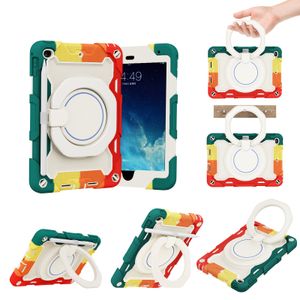 Étuis en silicone pour tablette iPad mini4 5 360 Rotation Finger Ring Anti-Fall Cover