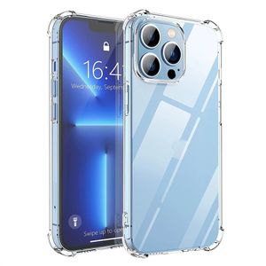 Silicon TPU Clear Transparent Ferping Iproofing Case pour iPhone 11 12 13 14 Pro Max XR XR XS MAX 8 7 6S Plus Back Cover Coot