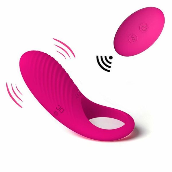 Vibromasseurs Silicone 9 Mode Strong Vibrant Penis Bague G Spot La Bia Massager C Litoris Sexe A093