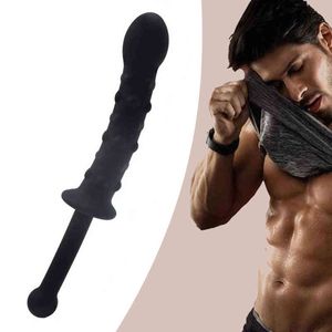 Plug anal en silicone Pluggable Tail Anus Pull Perles Butt Plug Masseur de prostate Stimulateur de point G Gode pour femme homme gay Q0508