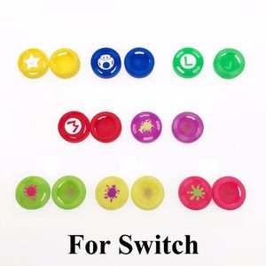 Silicone Thumbstick Skin Cover Analog Thumb Stick Grip Sticks Joystick Cap pour Switch Lite / Switch / Switch OLED Joy-Con Controller Haute Qualité FAST SHIP