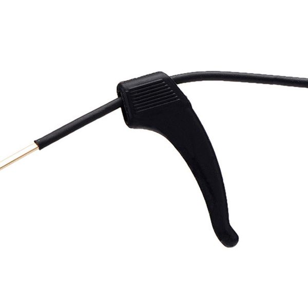 Cubierta antideslizante de silicona, soporte de gancho, cadenas para gafas, marco de ojo, pierna, Clip de Color sólido, adhesivo para oreja, accesorios de moda
