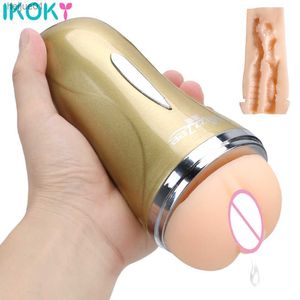 Silicone Vagin Artificiel Vraie Chatte Sucer Masturbateur Masculin Vibrateur Pénis Réaliste Anus Sex Masterbation pour Hommes Pénis Pompe X0320 L230518