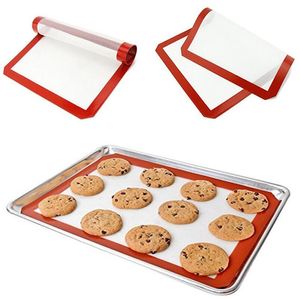 Siliconen Bakken Mat Food Grade Siliconen Pad NonStick Sheet Herbruikbare Oven Pan Liners Lakens voor het maken van brood en gebak