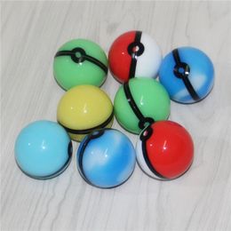 Silicone Ball Containers Roken Accessoires Silicon Jars DAB Container voor Wax Concentrate Stro Pijpen Glas Reclaim Catchers DHL