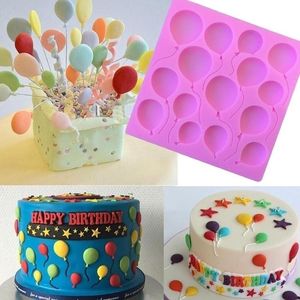 Ballons en Silicone, gâteau Fondant, Sugarcraft, moule de décoration de chocolat, outils de cuisson