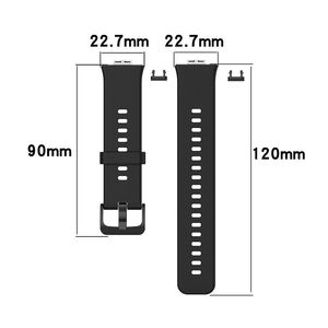 Silicone Band pour Huawei Watch Fit 1 Fit 2 Smartwatch Remplacement STRAP accessoires Bracelet Correa pour Huawei Fit Tia-B19