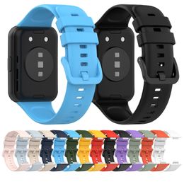 Siliconenband voor Huawei Watch Fit 2 Fit2 Fit2 Strap Smartwatch Accessoires Vervanging Polsband Correa Bracelet Sport