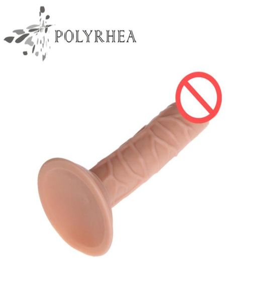 Silicone gros gode réaliste Flexible forte ventouse gode coq adulte pénis jouets sexuels pour femme produits de sexe réel toucher de la peau Se1737722
