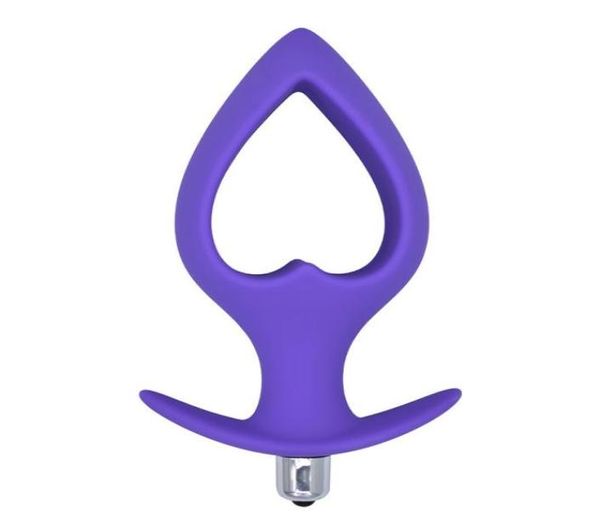 Silicone noir en forme de coeur Plug Anal Massage adulte jouets sexy pour femmes homme Gay fesses Gspot Stimulation orgasme s5479112