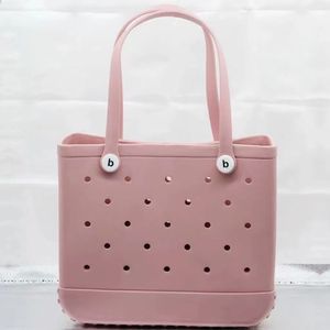 Sac Bogg en silicone paniers de rangement imperméables femme Eva jardin fourre-tout grand shopping lavable sac à main de plage Eco Jelly Candy Lady sacs à main 2564