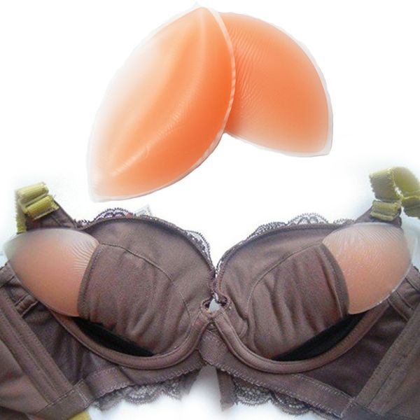 Sujetador de silicona Gel Inserciones invisibles Almohadillas Push Up Enhancer Breast 100 par / lote Paquete de caja al por menor