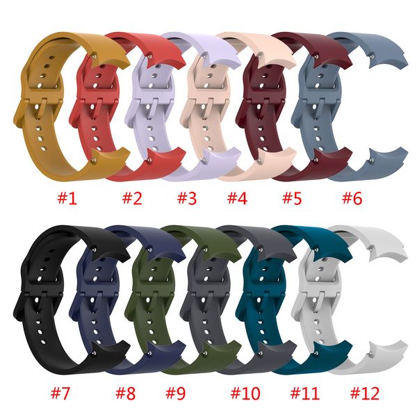 Bracelets en Silicone pour Samsung Galaxy Watch 6/5/4 5 pro, bracelets de rechange pour montres intelligentes