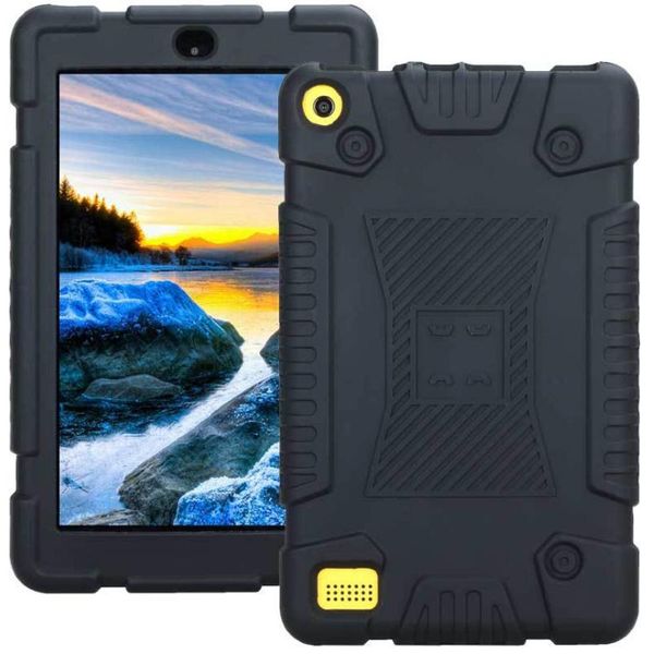 Funda de silicona para Kindle Fire Inch HD, funda suave antideslizante a prueba de golpes para Tablet Pc