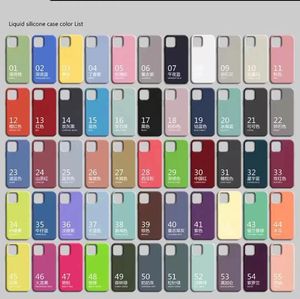 Fundas de silicona para iPhone 15 15pro 15plus 15 pro max 14 Funda de silicona líquida para teléfono Funda protectora de cámara con pantalla de cuerpo completo para iPhone13 12 11 Xr con embalaje al por menor