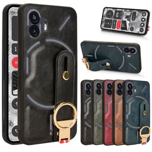 Polsband For Nothing Phone 2 Two Case Ringbeugel PU lederen beschermhoes