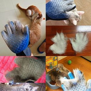 Cheveux de chat en silicone enlever le gant pour animaux de compagnie DESHEDDING GLANT DU POUR LE POUR BOURC