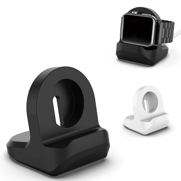 Supports de support de chargeur en silicone pour Apple Watch Ultra 49mm 8 7 6 5 4 3 2 1 SE iwatch 41mm 45mm 40mm Station Dock chargement support de bureau accessoires