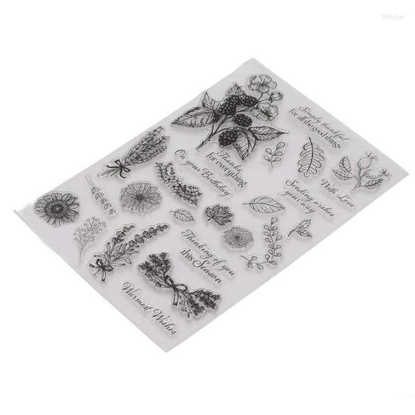 Sellets Clear Sells de silicona Multi Propósito para invitaciones Decoración Tarjeta de bricolaje