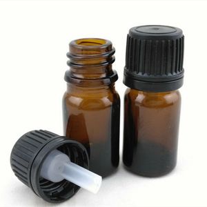 Botellas de vidrio para aceites esenciales, viales cuentagotas con tapa de orificio, muestras de Perfume para aromaterapia, herramienta de suministros DIY