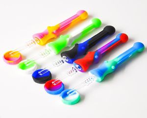 Kit de collecteur de silicone, autres accessoires pour fumer, avec pointe en acier inoxydable, bouchons à quartz, plates-formes pétrolières, concentré 8000511