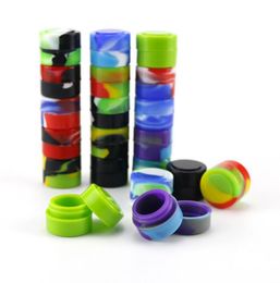 Accessoires pour fumeurs Pots de récipient en silicone Dabs contenants de cire 2 ml 5 ml 6 ml 7 ml 10 ml boîte d'herbes sèches vaporisateur pour boule d'huile de cire concentrée