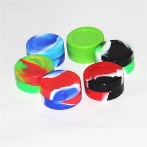 Siliconen containers dozen anti -aanbak DAB WAX JARS VOEDSEL KRAND 7ML JAR ACRYLISCHE OLIE CONTAMER DHL