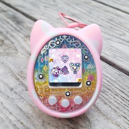 Étui à couverture en silicone pour Tamagotchi rencontre / 4u / 4u + / mix / ps / idl Virtual Electronic Pets Machine Baserprofof Protector Case avec longe