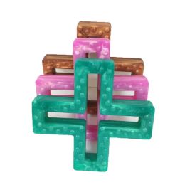 Anneau de dentition en Silicone, pendentif en forme de croix, sans BPA, perles d'allaitement sûres, croix géométrique suisse, bijoux à croquer, jouet sensoriel 11 LL
