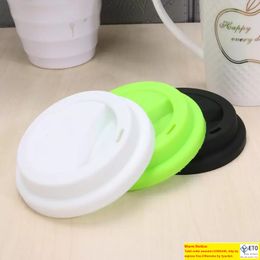 Couvercles de tasse en Silicone non toxique Anti-poussière couvercle anti-déversement Portable café lait tasses couverture joint couvercles accessoires de boisson