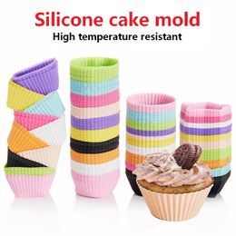 Siliconen cupcake mallen muffin kopje 7 cm ronde ster hart vierkant dessert ei taartbak koekje cake mold bakgereedschap keuken bakware t9i002284