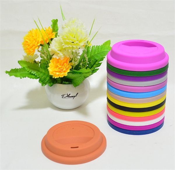 Silicone mignon Anti-poussière verre tasse couverture tasse à café aspiration joint couvercle capuchon outil JL1271