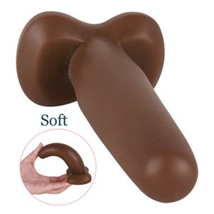 Godemiché en Silicone, Plug Anal, unisexe, stimulateur de clitoris, jouets pour femmes, hommes, Couples, adultes gays, 18 boutique