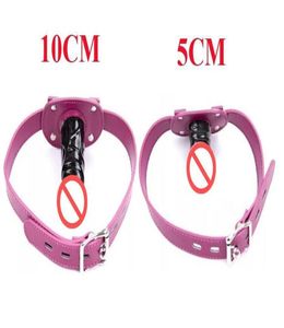 Silicone gode Gag tête Strapon bouche Gag fétiche bdsm Bondage cuir pénis harnais lesbiennes jouets sexuels pour Couple5071907