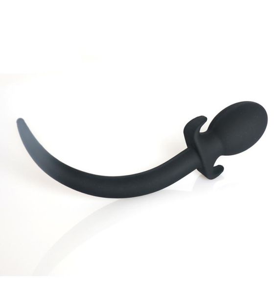 Silicone Dog Slave Tails Plug anal Butt Plug pour les jouets sexuels anal jeu de rôle Drop Y1907133928032