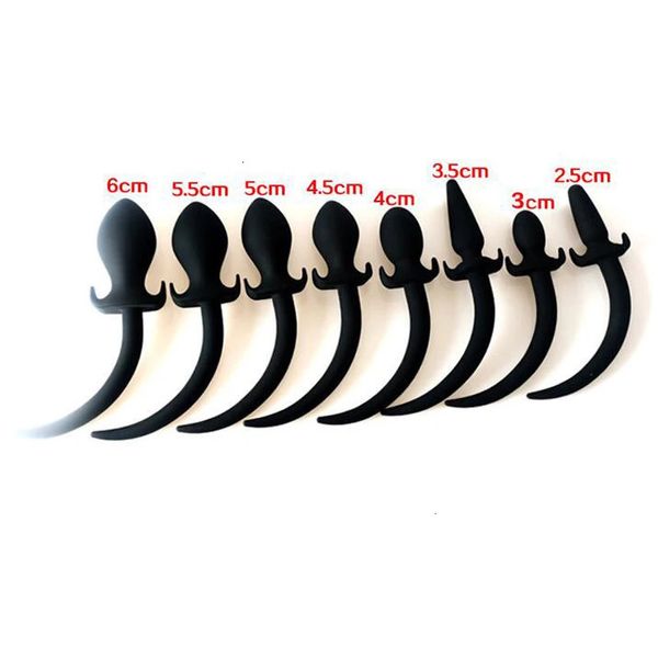 Silicone chien esclave queues Plug Anal godemichet Anal pour jouets sexuels anaux jeu de rôle érotique 240129