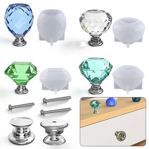 Siliconen Lade Pull Hars Mallen DIY Handgemaakte Crystal Home Cabinet Handvat Epoxy Hars Mold Sieraden Decor Gieten Mal