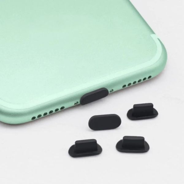 Plug à poussière en silicone pour iPhone 14 13 Anti-dust stopper Lightning Charging Port Capy Cap pour iPhone accessoires Plug