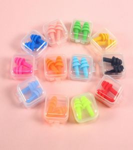 Silicone Earplugs Swimmers Soft and Flexible Ear Plugs for travelling sleeping reduce noise Ear plug multi Colors 2000pcs1000pa1501053